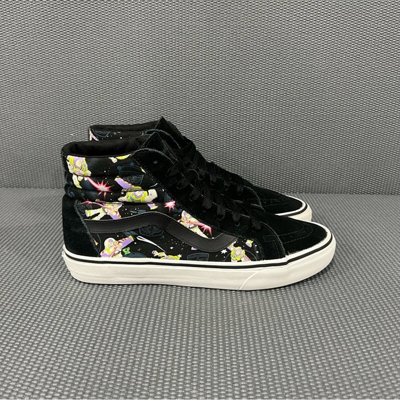Vans X Disney Toy Story Buzz Lightyear Sk8 Hi Skate Shoes Sneaker Womens Sz 10.5 - Picture 1 of 9
